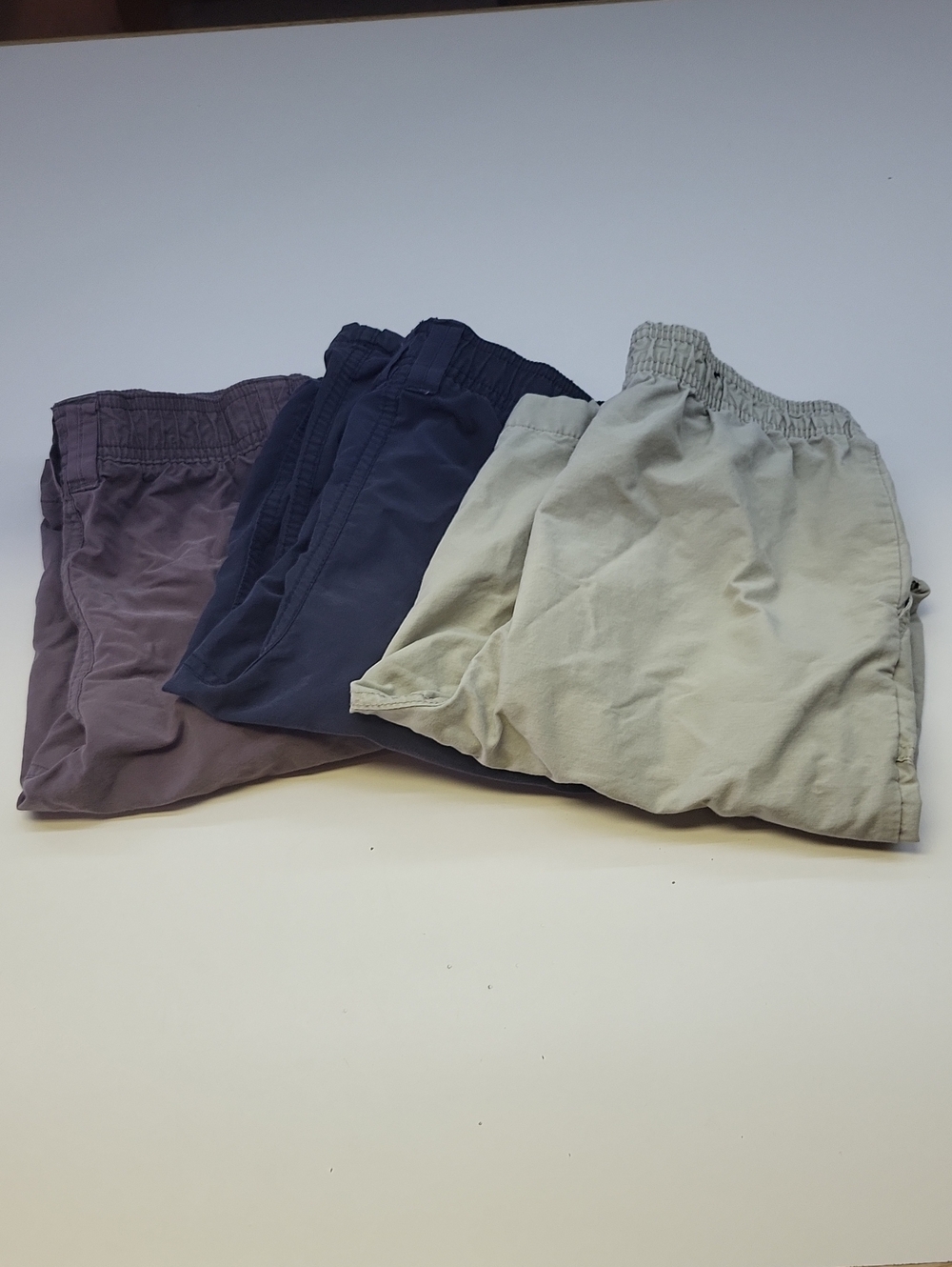 Kids Shorts Trio -Brown, Black, Light Gray